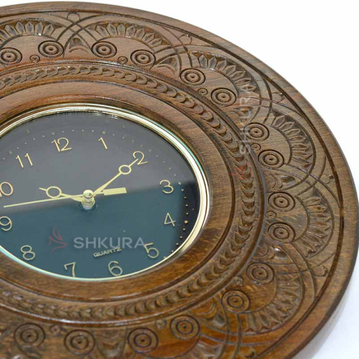 Годинник "Місяць", L, 32 см, темний циферблат