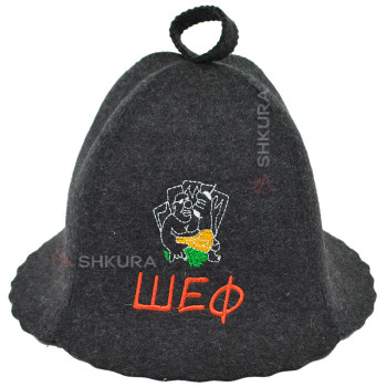 Шапка для бани "Шеф"