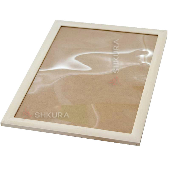 Фоторамка из дерева, 30х40. Белая