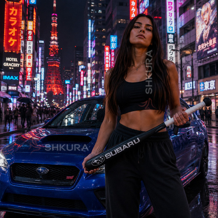Бейсбольная бита "Subaru"