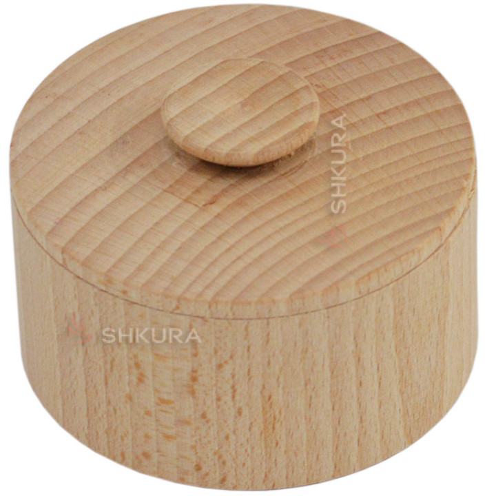 Солонка с крышкой, 7х5 см, прямая