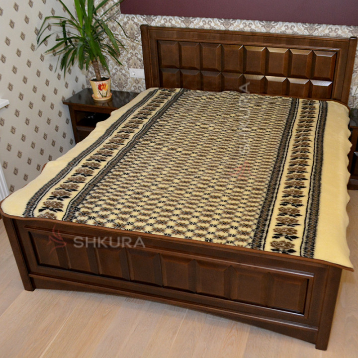 Шерстяний плед 1,5x2м. Абстракція