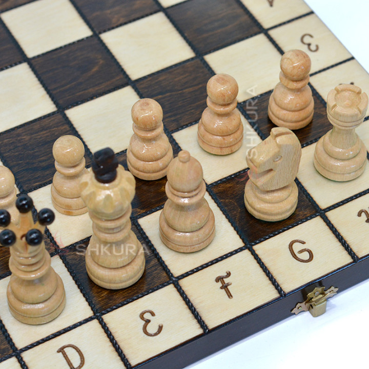 Шахматы "Royal 43", 43х43см, светлые