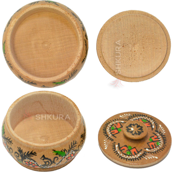 Солонка расписная, 6х4 см