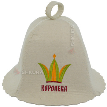 Шапка для бани "Королева"
