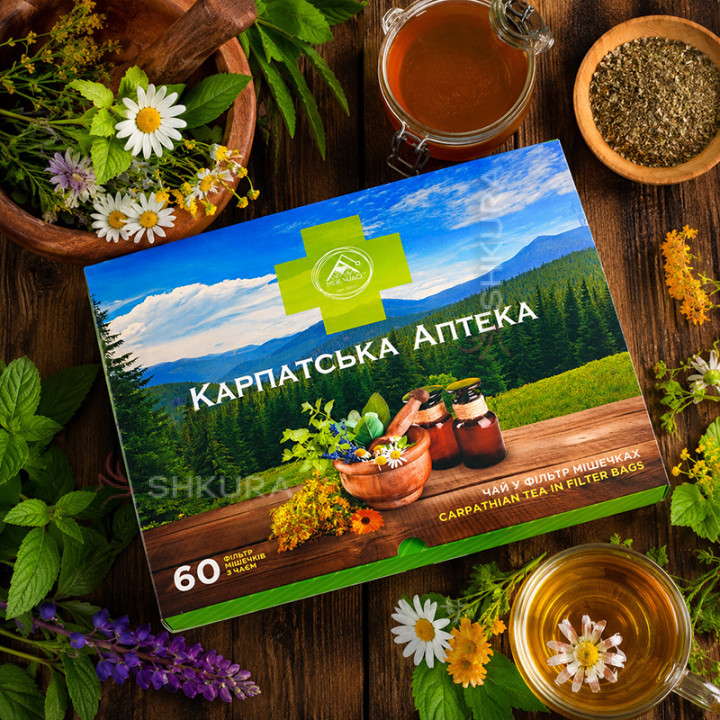 Чай "Карпатська аптека", 60 пакетиков