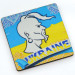Магнит на холодильник, квадрат, "Ukraine, козак", 6х6 см