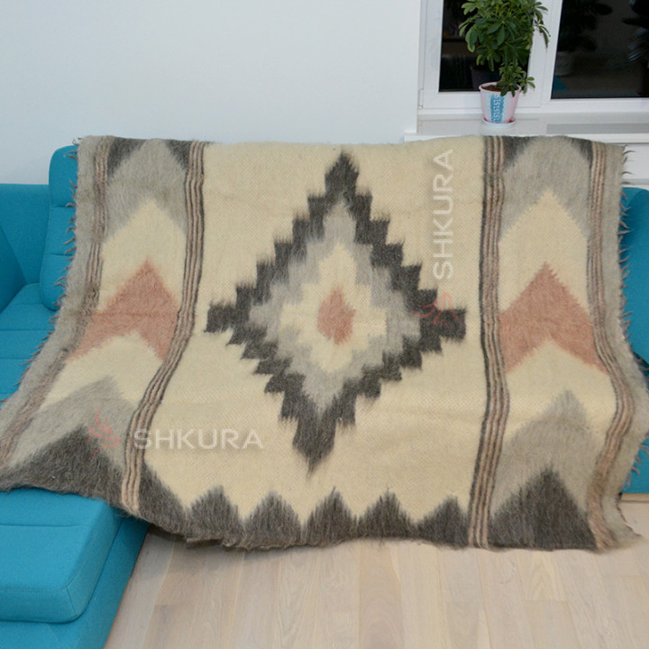 Ліжник. Карпатський плед 2,2х1,85 м, 07