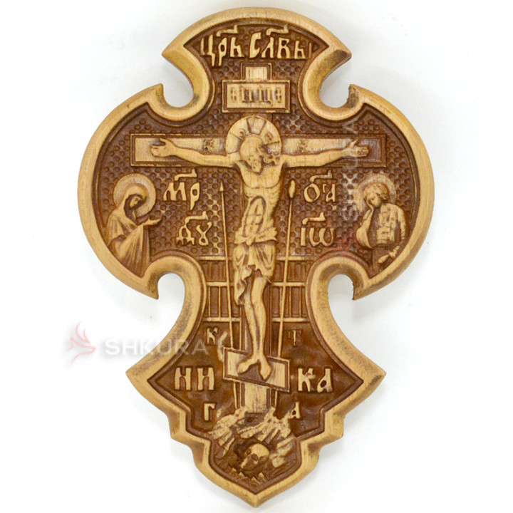 Різьблений хрест, 19х13 см, Б08