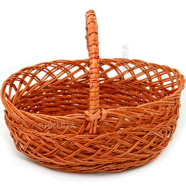 Пасхальная корзина "Ажурная", красная, S (малая)