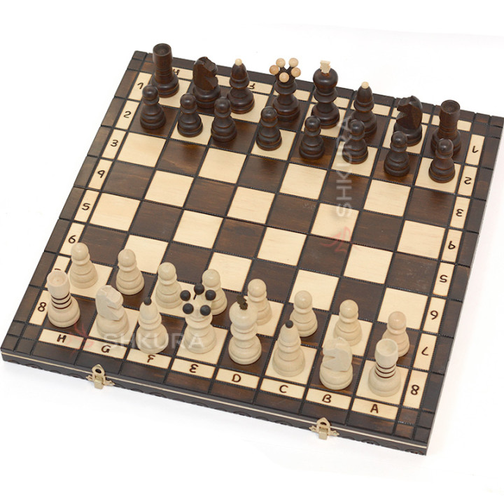 Дерев'яні шахи "Royal 43", 43х43 см. Роял 43