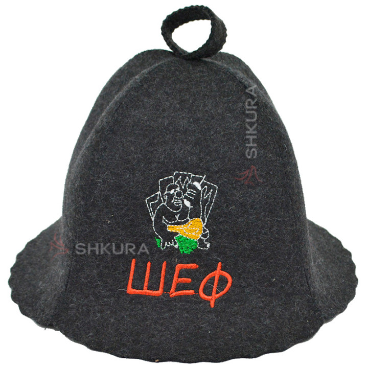 Шапка для бани "Шеф"