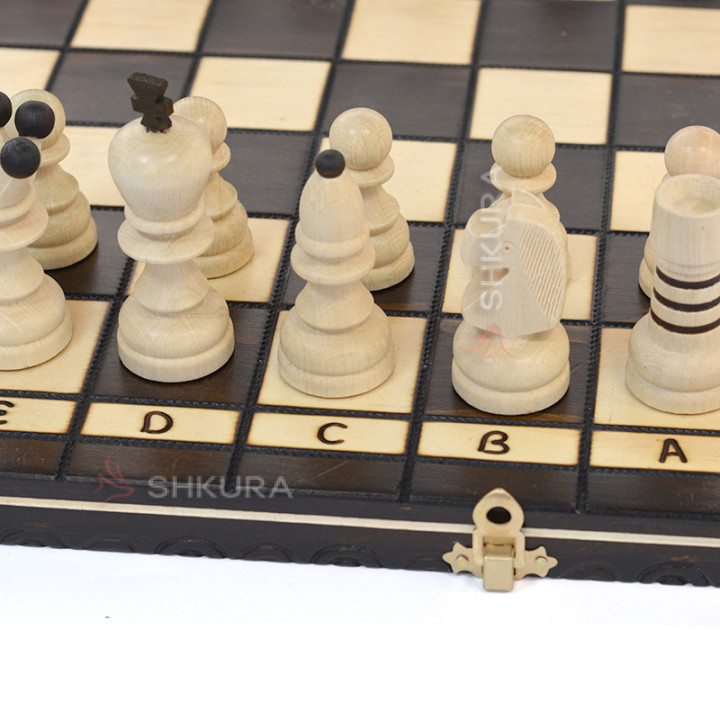 Дерев'яні шахи "Royal 43", 43х43 см. Роял 43