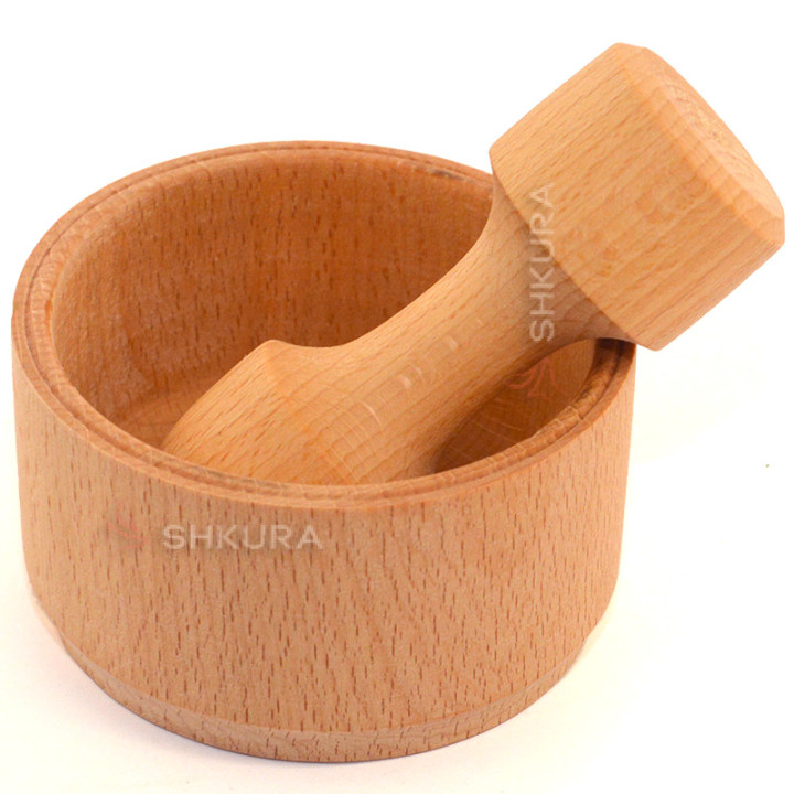 Ступка с пестиком, 9х6 см