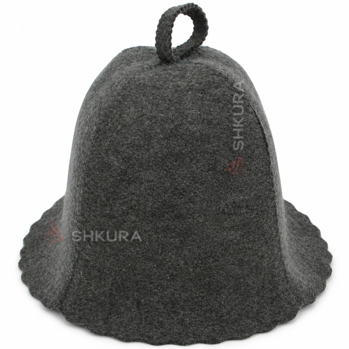 Шапка для бани, серая
