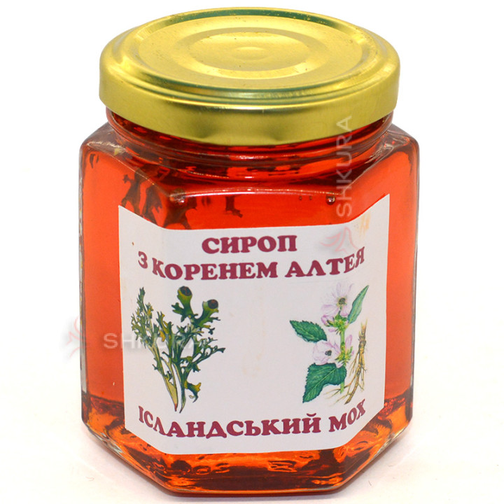Сироп с корнем алтея и исландским мхом, 195 мл
