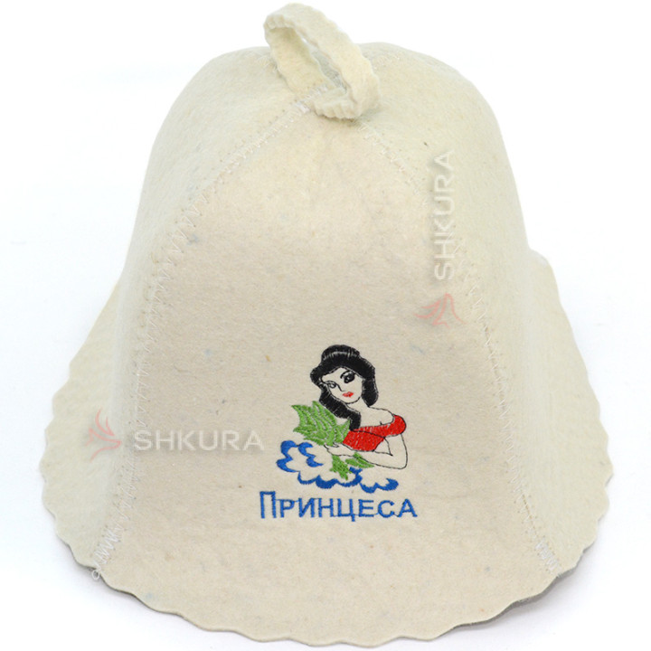 Шапка в баню "Принцеса"