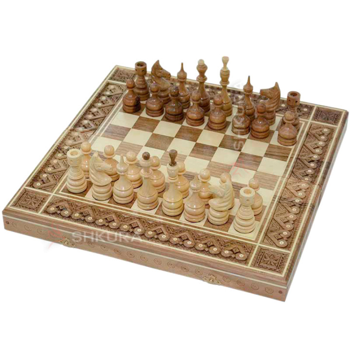 Шахи 3 в 1. 44х44 см.