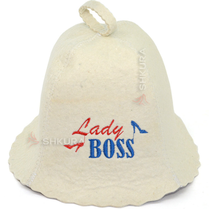 Шапка в баню "Lady BOSS"