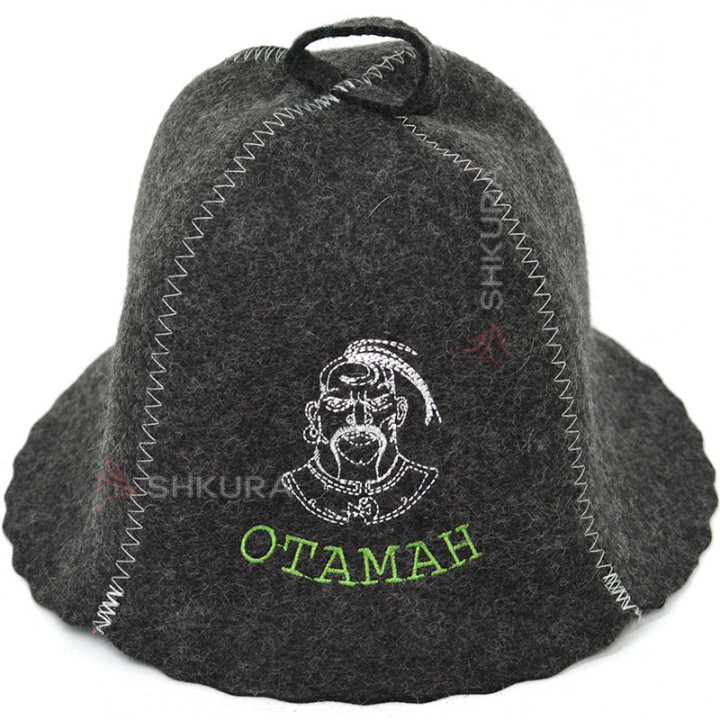 Шапка для бані "Отаман", сіра