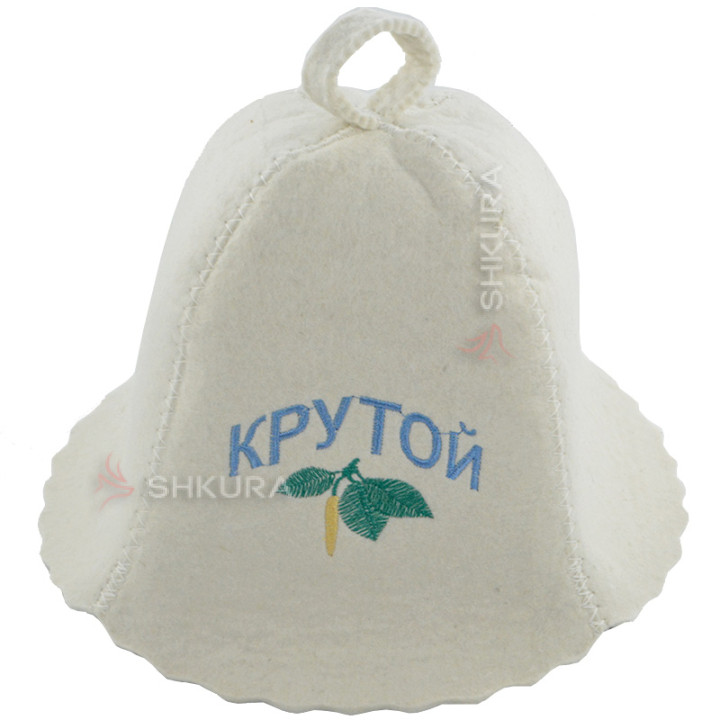 Шапка для бани "Крутой"