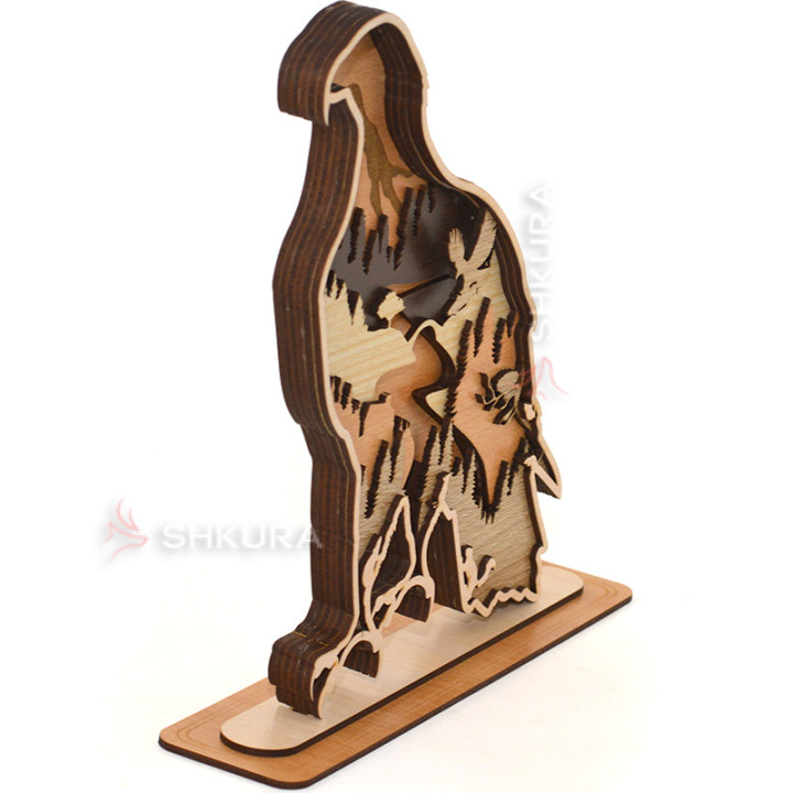 Cтатуетка "Беркут", 26х26 см