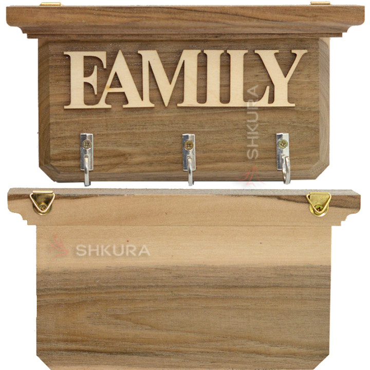 Настінна ключниця Ф14. "Family". Світла