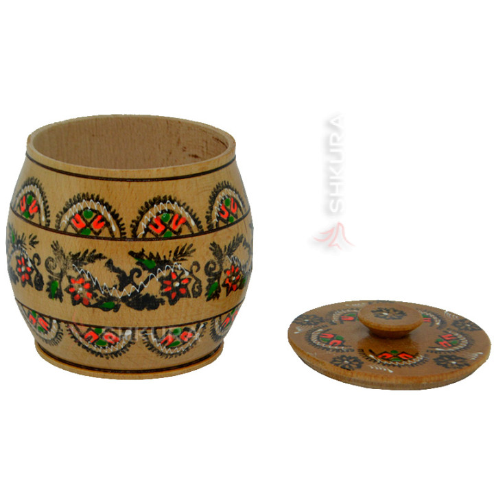 Ємність для сипких, розписна, 8х9 см