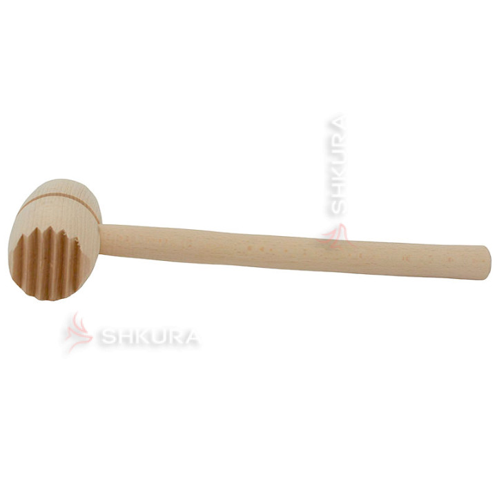 Молоток для мяса из дерева, круглый