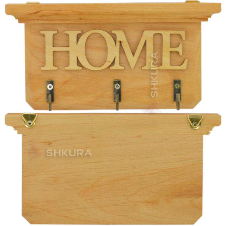 Настенная ключница Ф13 "Home". Светлая