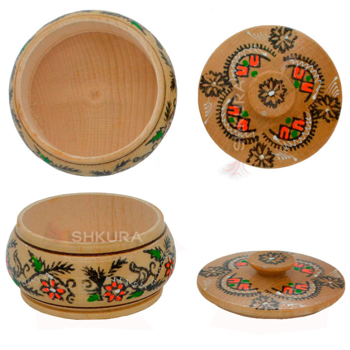 Солонка расписная, 7х5 см