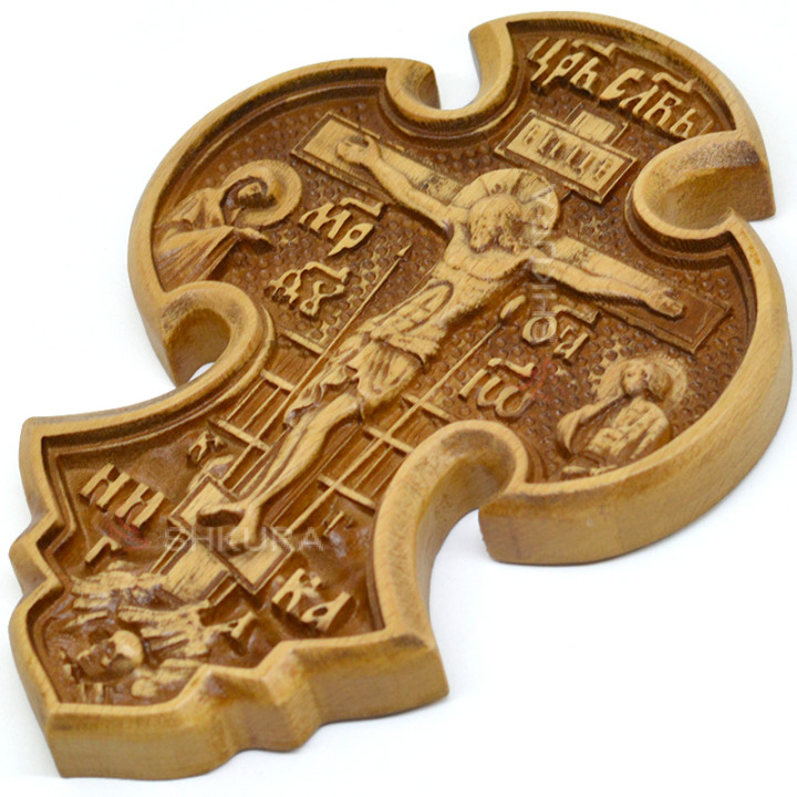 Різьблений хрест, 19х13 см, Б08