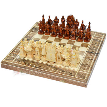 Шахматы 3 в 1 "Игра престолов". 50х50 см.