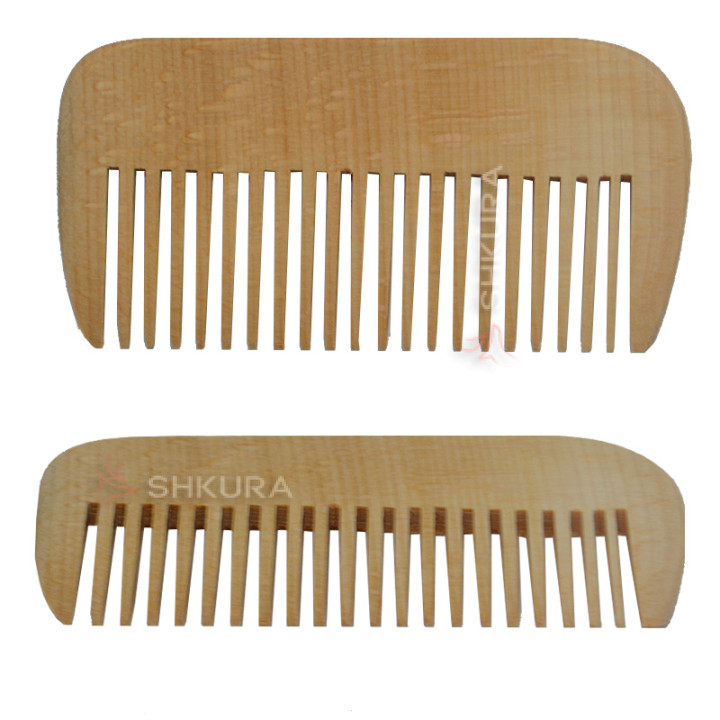 Деревянная расческа Compact, густые зубья. Т07