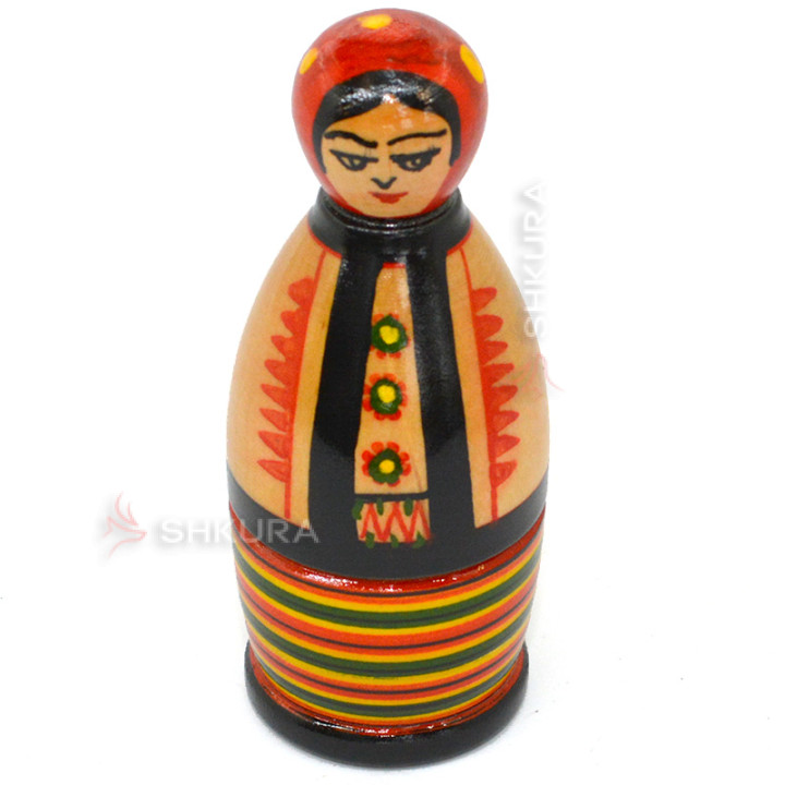 Матрьошки "Гуцулка", 3 шт. 14 см