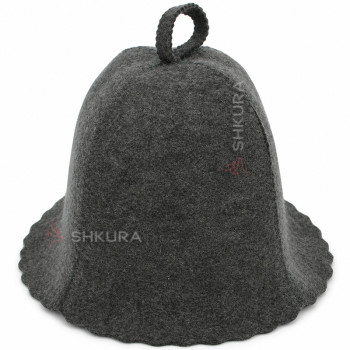 Шапка для бани, серая