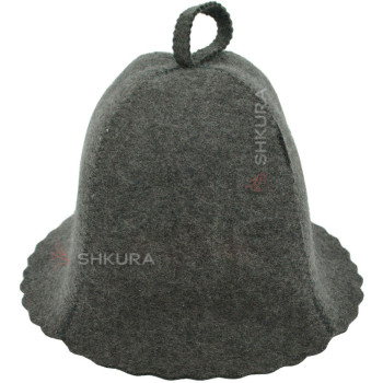Шапка для бани, серая