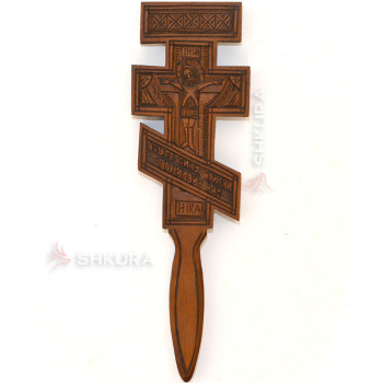 Резной крест, 30х9 см, С45