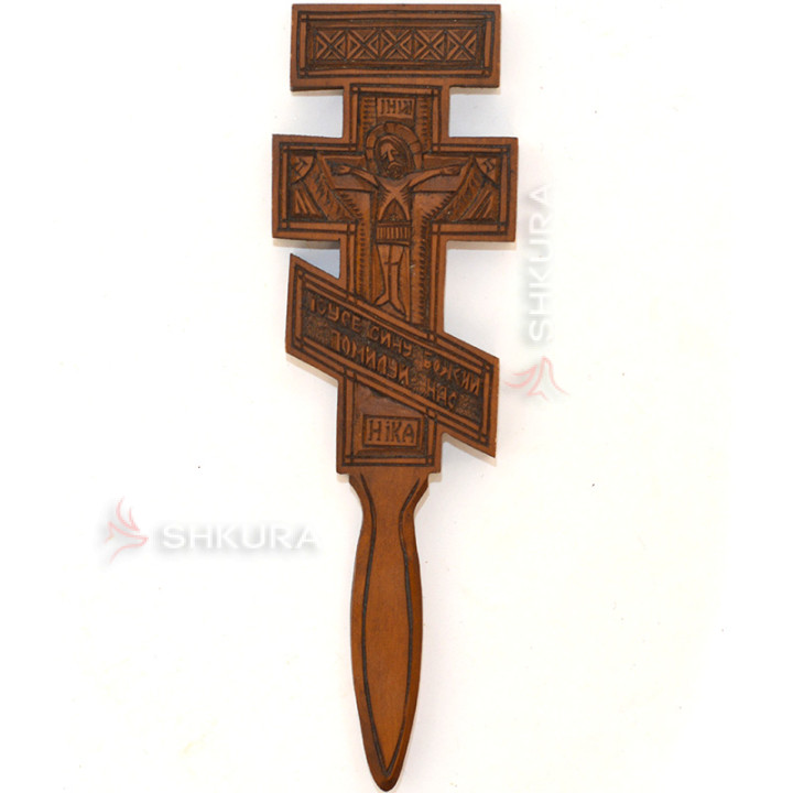 Резной крест, 30х9 см, С45