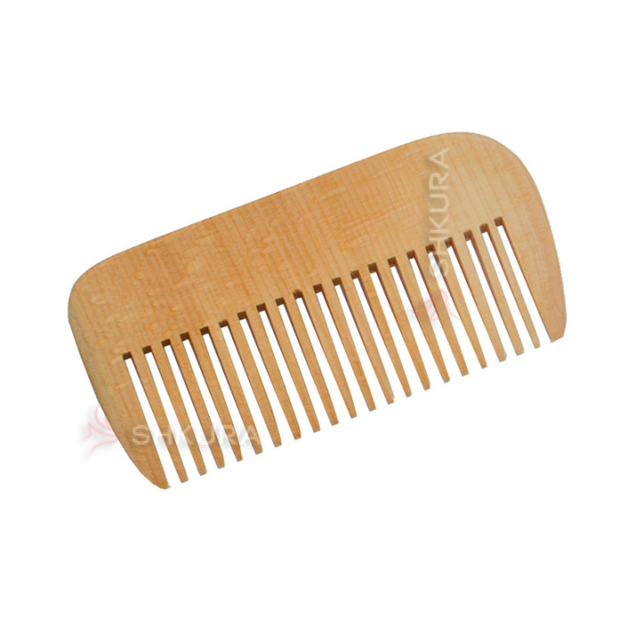 Деревянная расческа Compact, густые зубья. Т07
