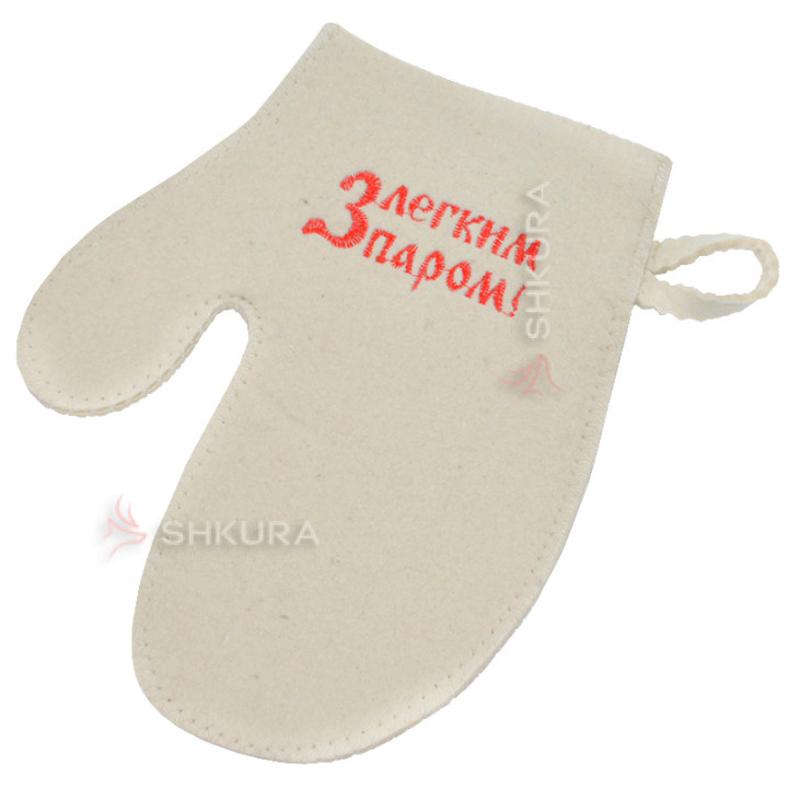 Рукавичка для бані "З легким паром"