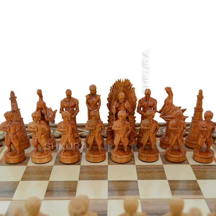Шахматы "Игра престолов". Game of thrones. 50х50 см. Бисер