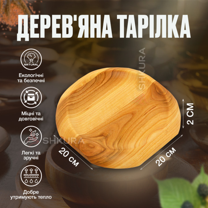 Квадратна тарілка 20х20 см