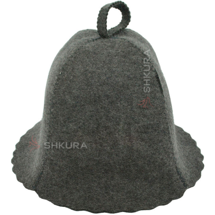 Шапка для бани, серая
