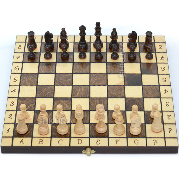 Шахматы "Medium Kings", 38x38 см, светлые