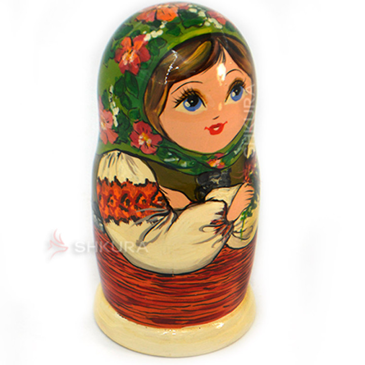 Матрьошки "Гуцульська сім'я" 04, 5 шт. 18 см