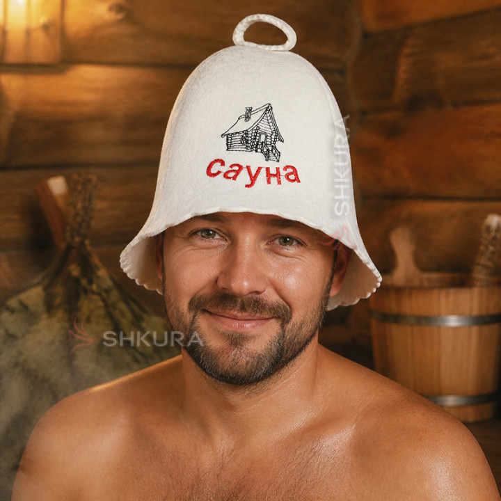 Шапка для бані "Сауна"
