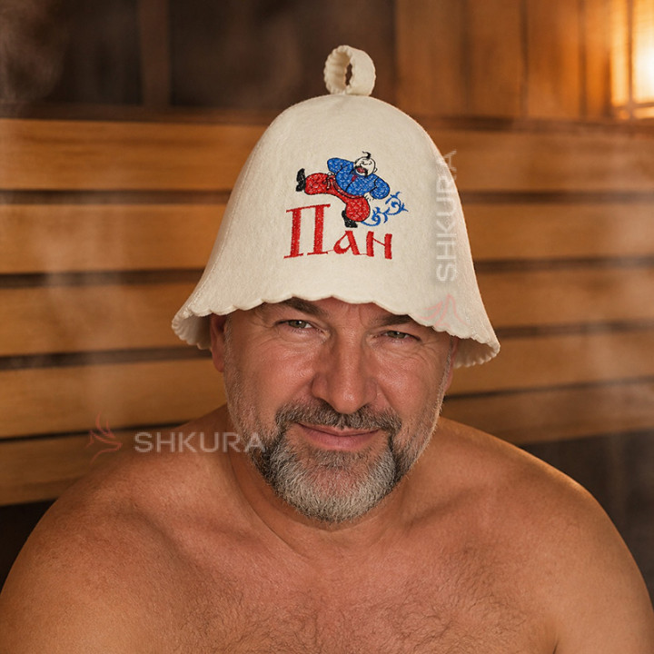 Шапка для бани "Пан"