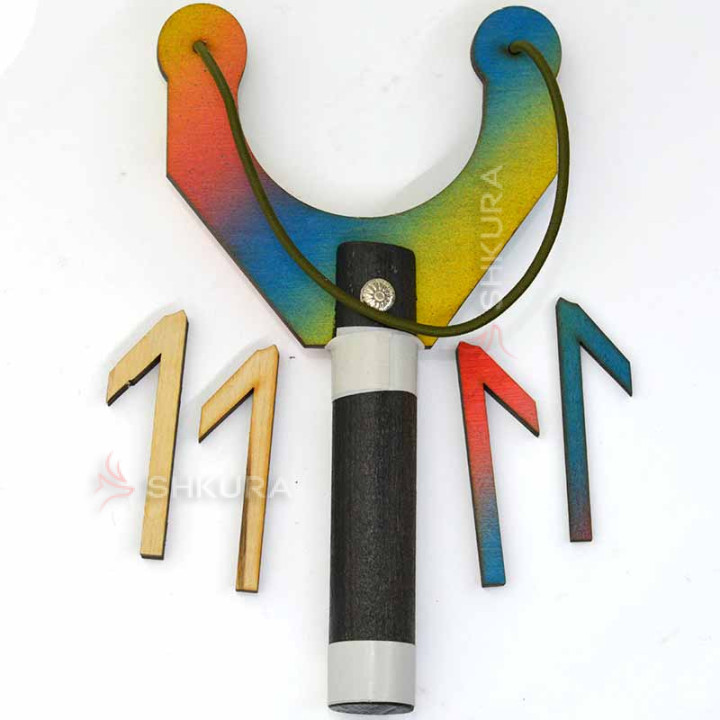 Дерев'яна рогатка, 21х12 см