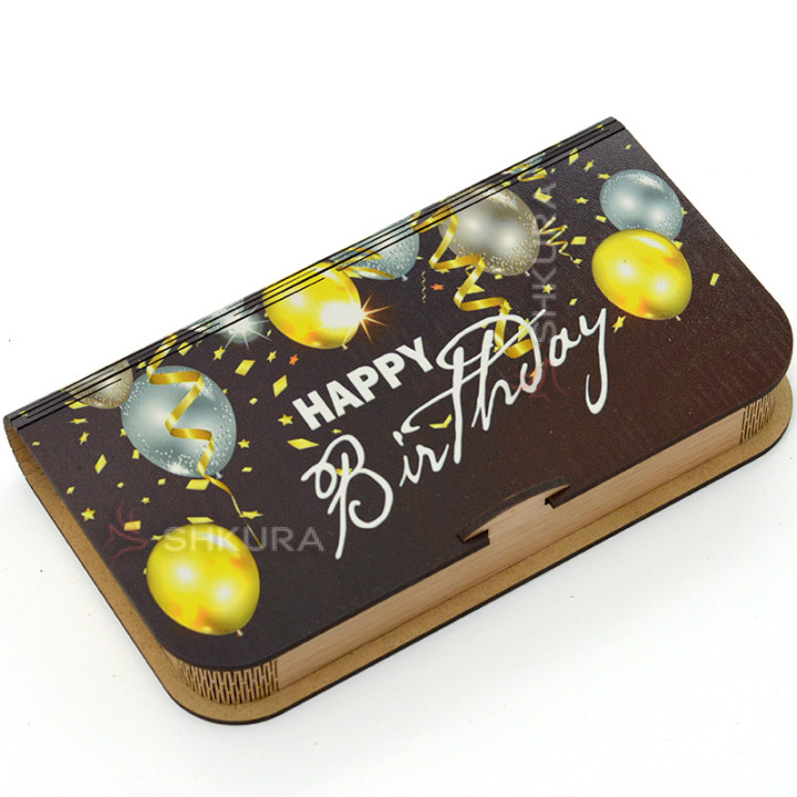 Конверт для денег "Happy Birthday", воздушные шарики